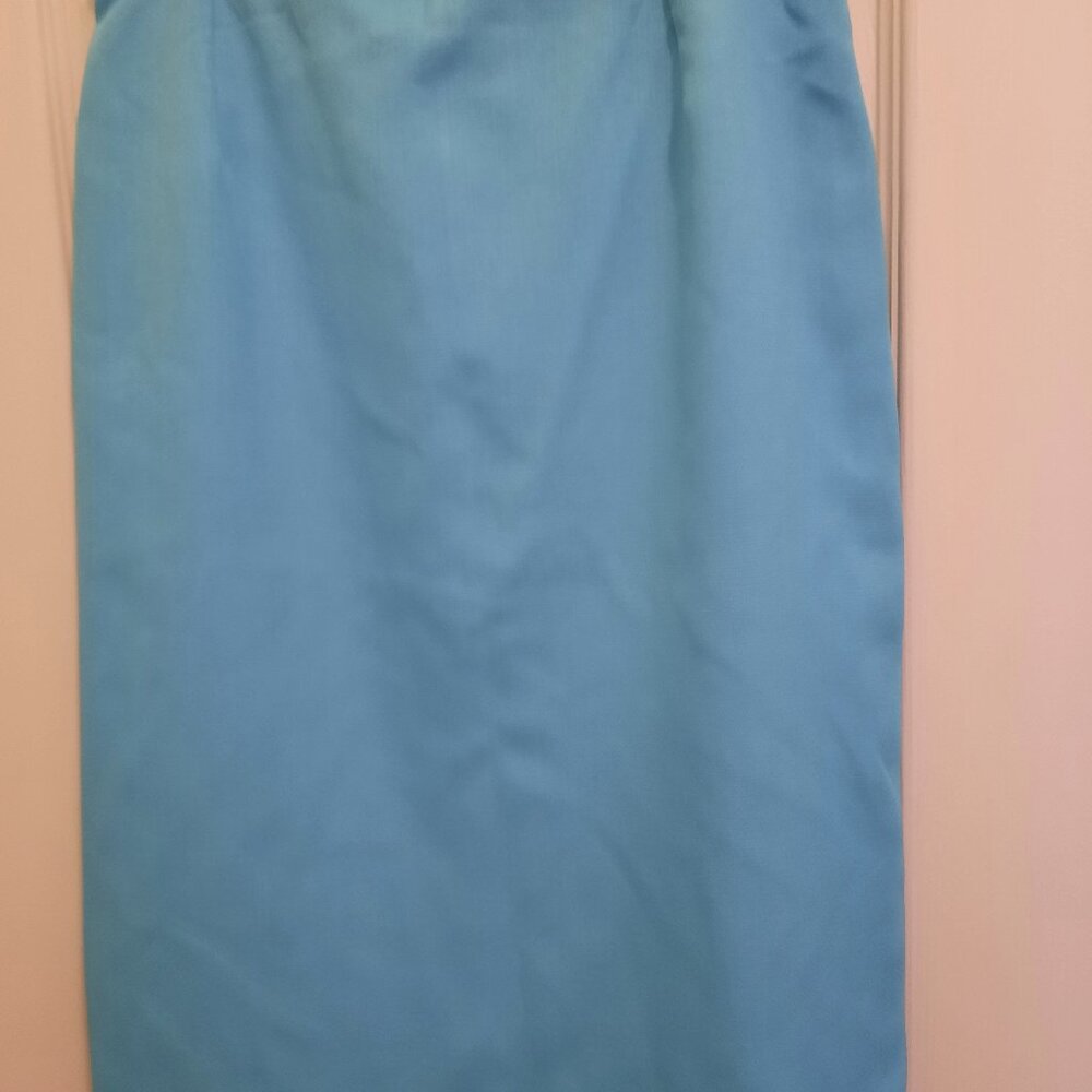 Brand New Light Blue Color Fully Lined Skirt
